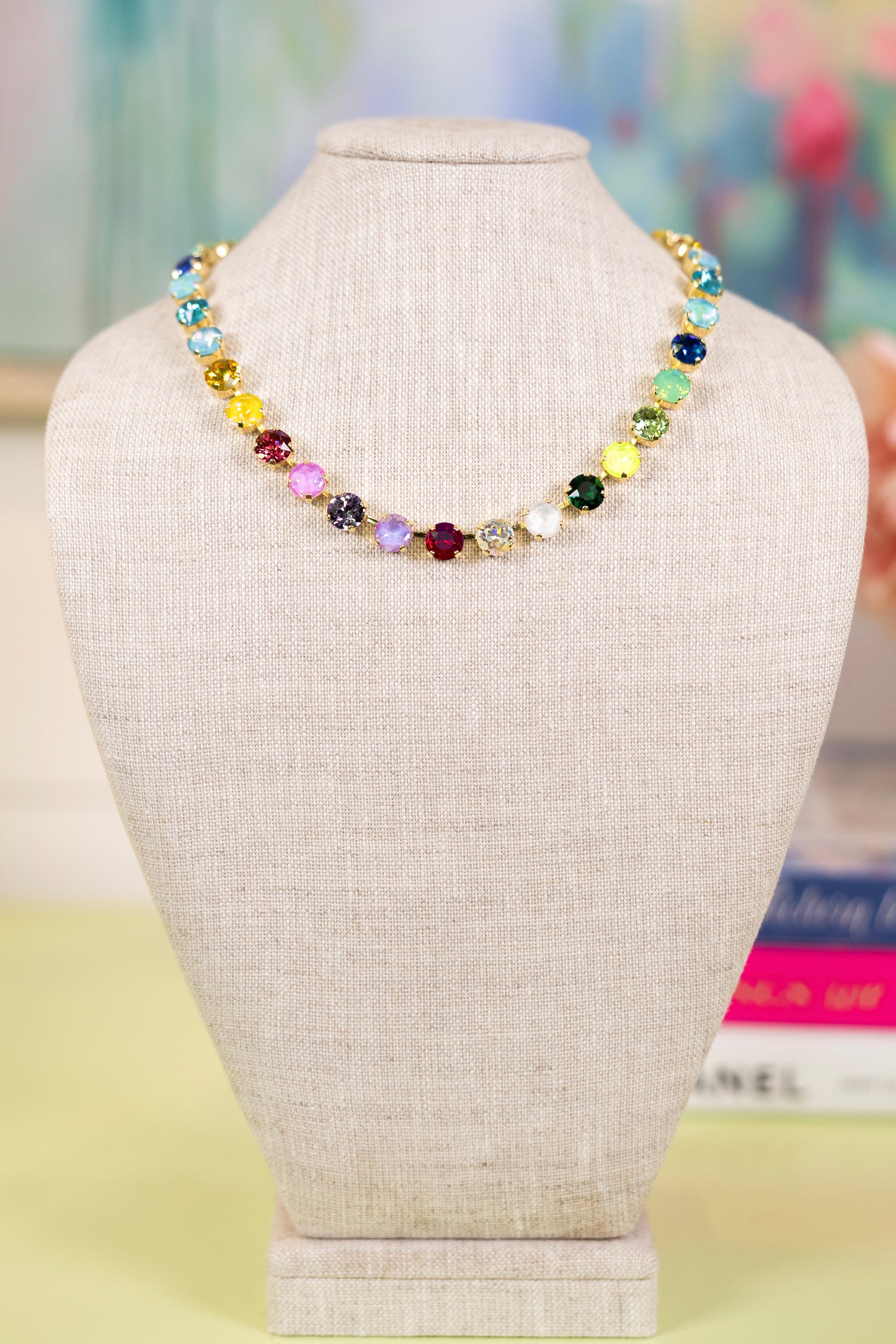 Signature Stone Necklace-Necklaces-AF Design Group-The Village Shoppe, Women’s Fashion Boutique, Shop Online and In Store - Located in Muscle Shoals, AL.