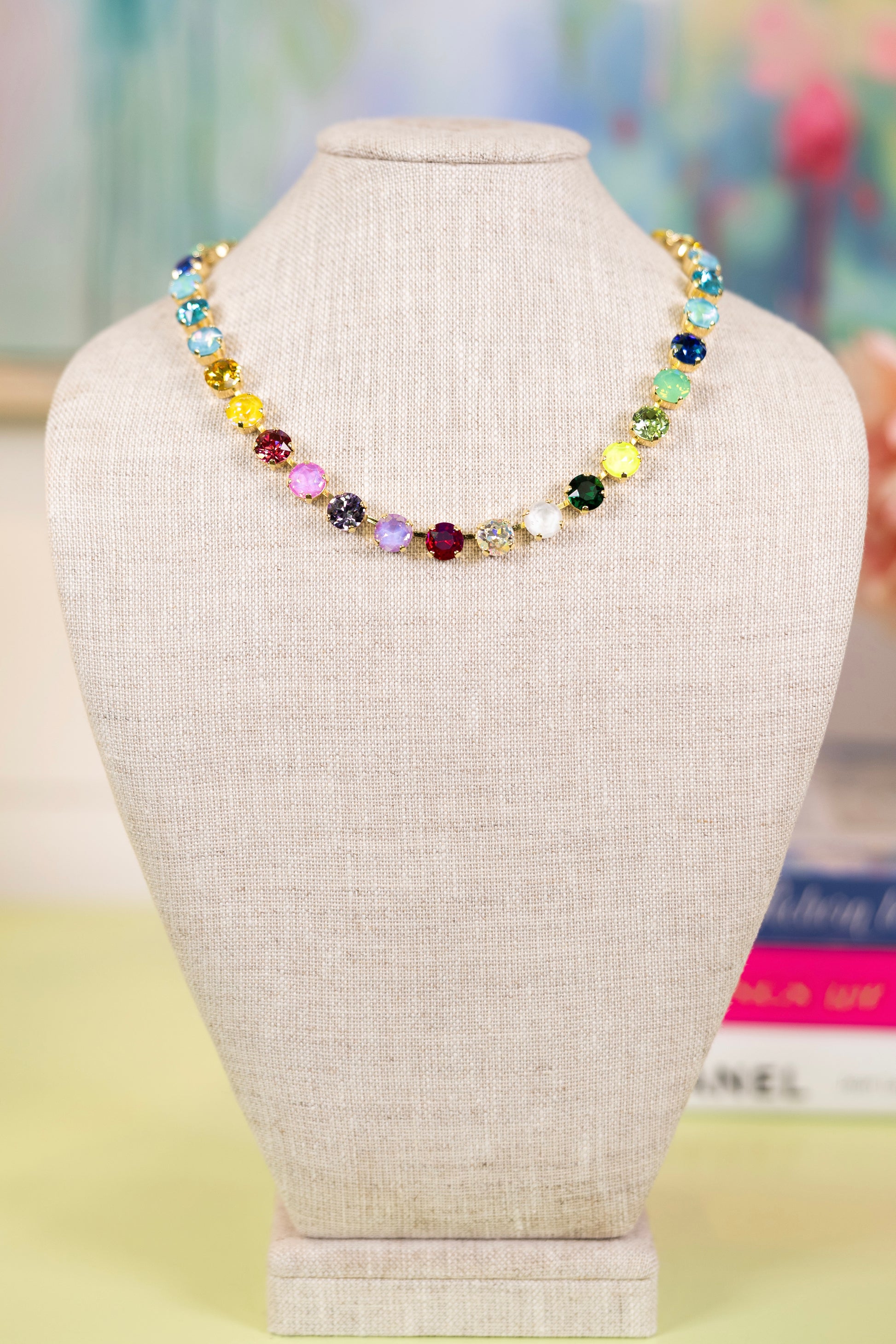 Signature Stone Necklace-Necklaces-AF Design Group-The Village Shoppe, Women’s Fashion Boutique, Shop Online and In Store - Located in Muscle Shoals, AL.