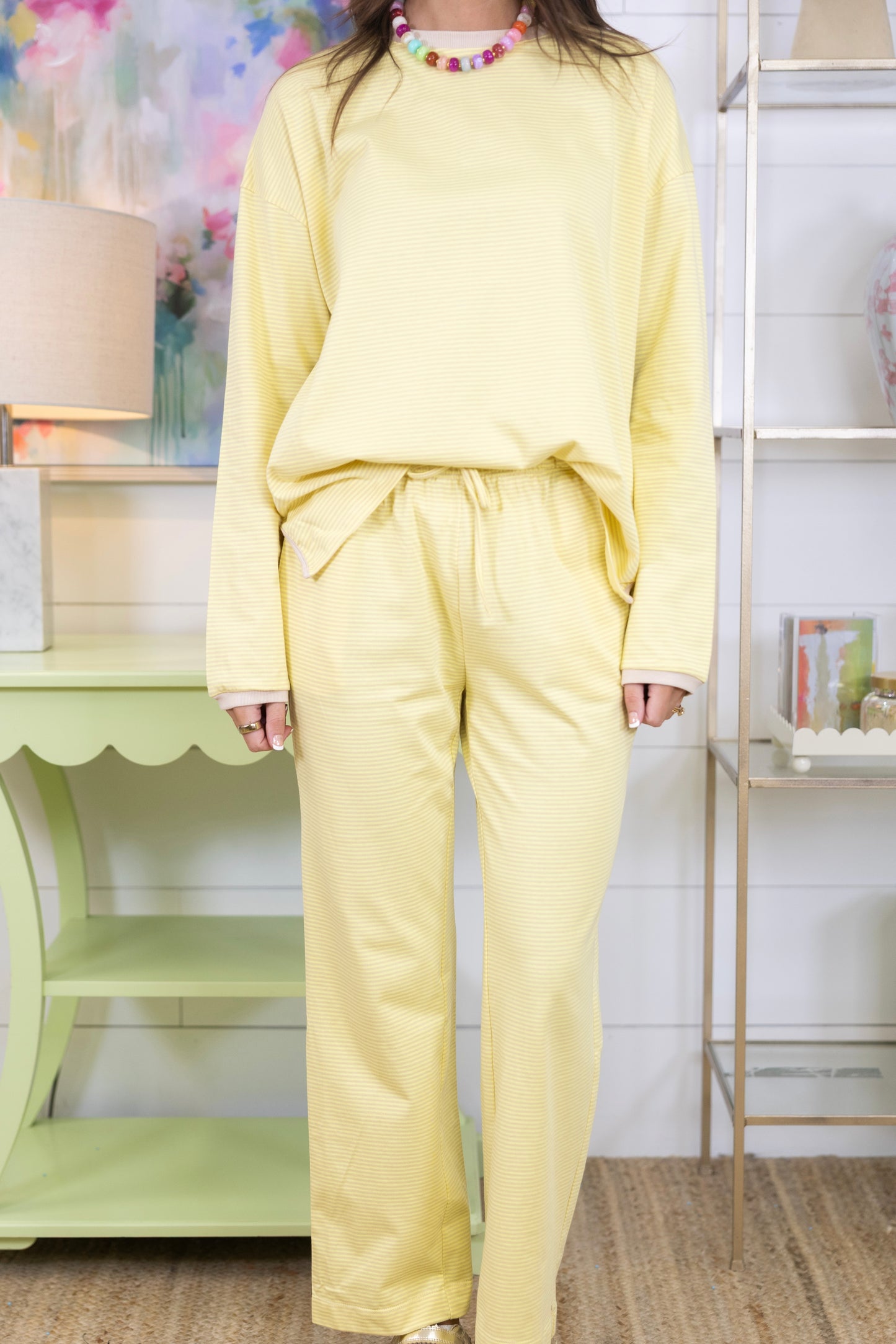 After Hours Striped Set-Matching Set-The Village Shoppe-The Village Shoppe, Women’s Fashion Boutique, Shop Online and In Store - Located in Muscle Shoals, AL.