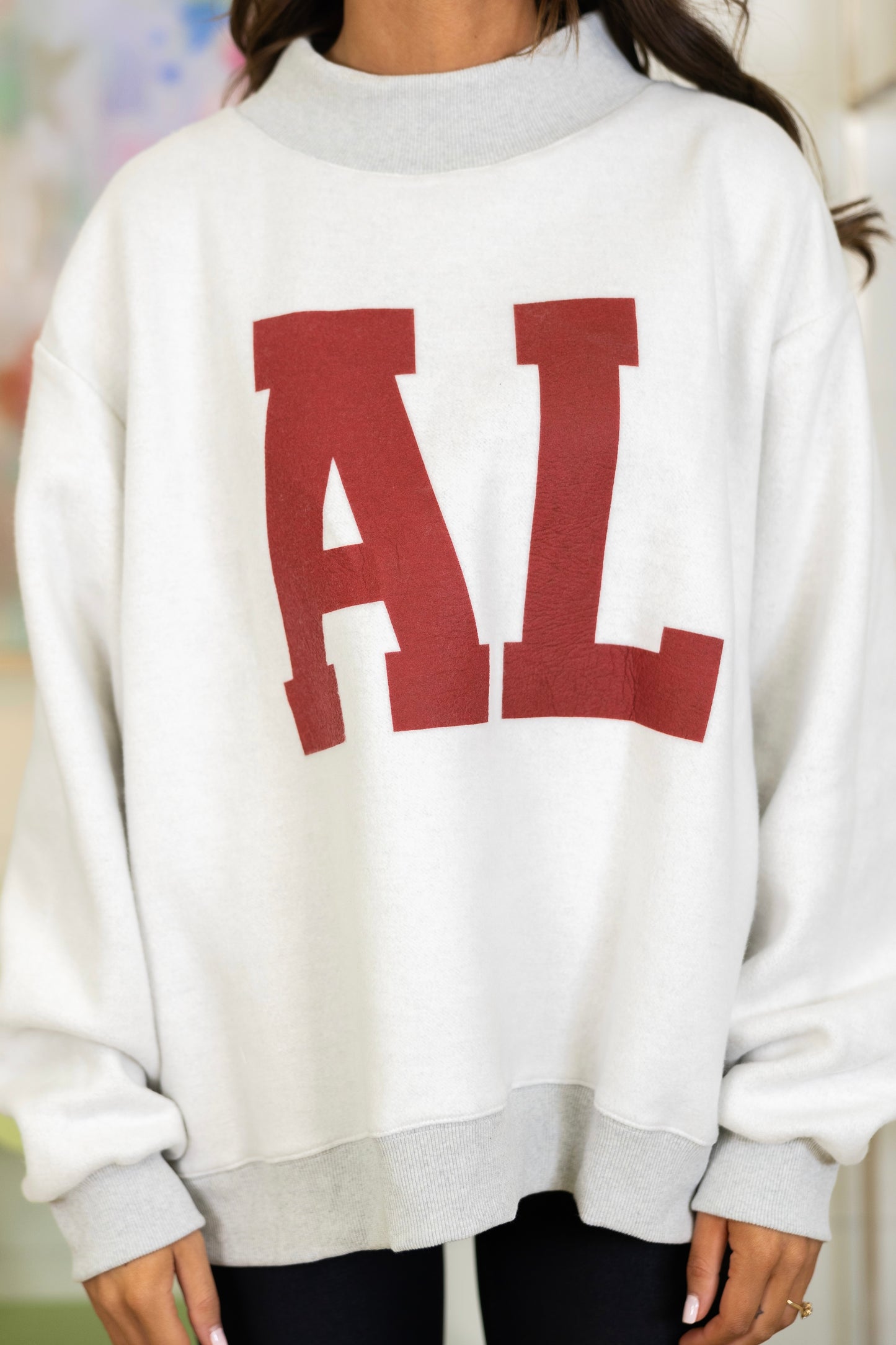 Crimson Tide Reversible Sweatshirt-Sweatshirt-Bucketlist-The Village Shoppe, Women’s Fashion Boutique, Shop Online and In Store - Located in Muscle Shoals, AL.
