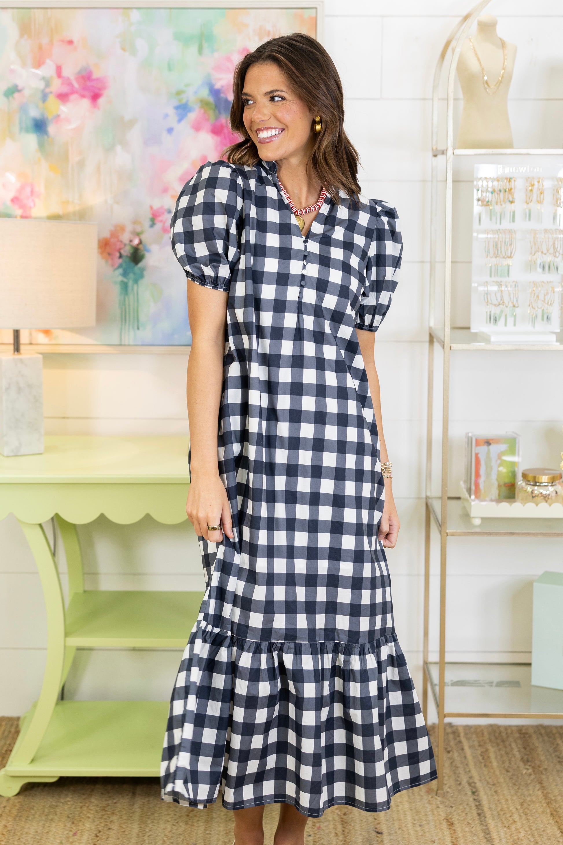 Morning Mimosa Midi Dress-Midi Dress-Entro-The Village Shoppe, Women’s Fashion Boutique, Shop Online and In Store - Located in Muscle Shoals, AL.