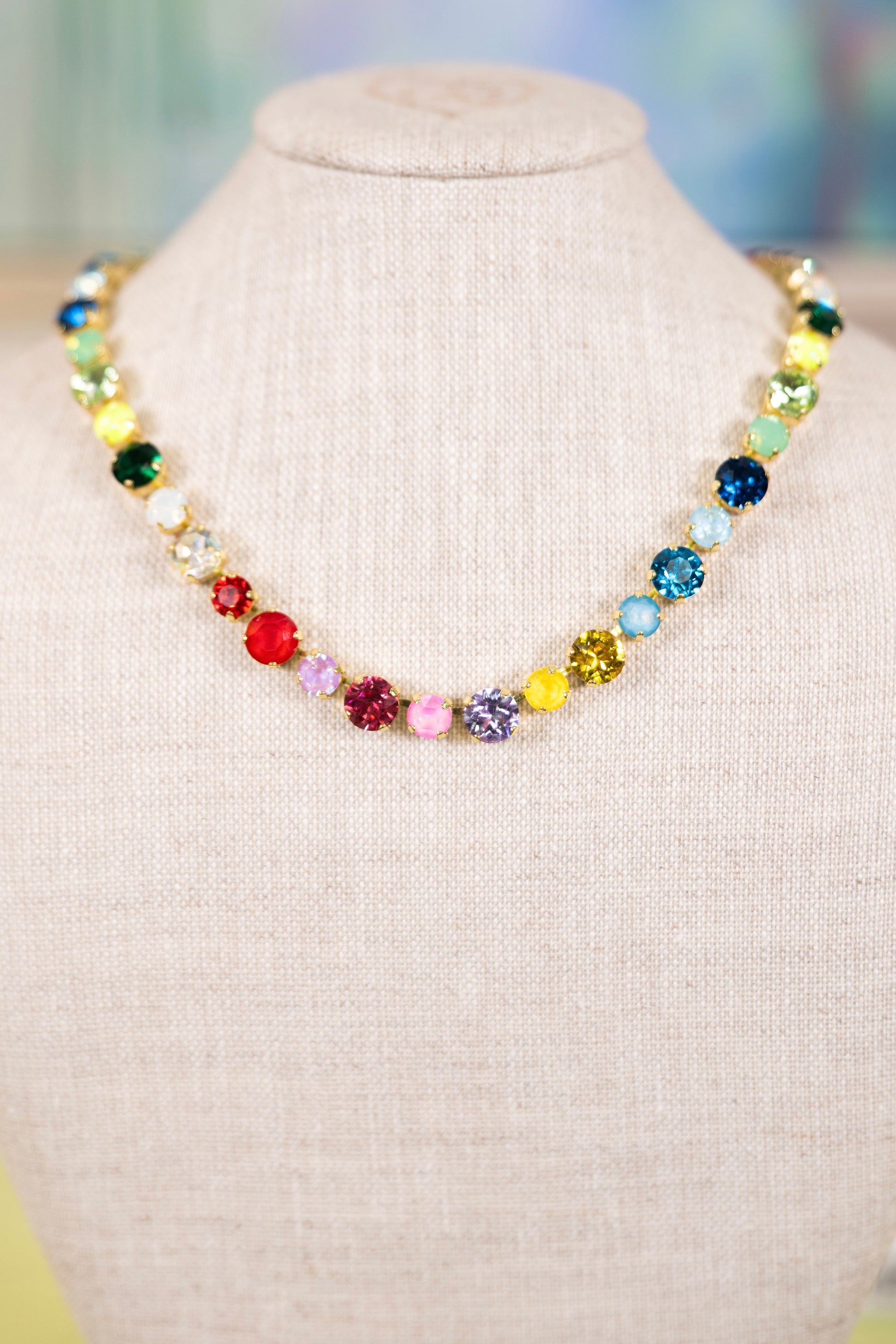 Signature Stone Necklace-Necklaces-AF Design Group-The Village Shoppe, Women’s Fashion Boutique, Shop Online and In Store - Located in Muscle Shoals, AL.