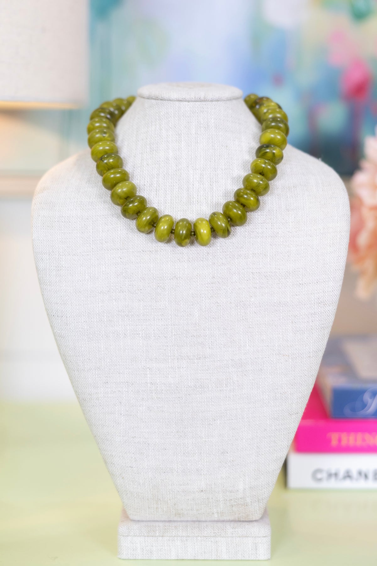 Sea Glass Beaded Necklace-Necklaces-Hart Designs-The Village Shoppe, Women’s Fashion Boutique, Shop Online and In Store - Located in Muscle Shoals, AL.