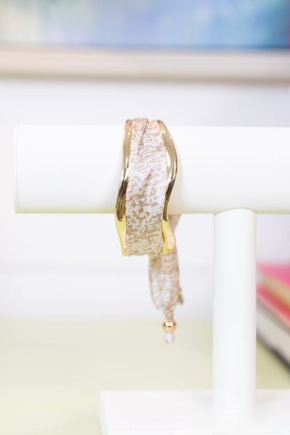 Tie the Knot Cuff Bracelet-Bracelets-Golden Stella-The Village Shoppe, Women’s Fashion Boutique, Shop Online and In Store - Located in Muscle Shoals, AL.