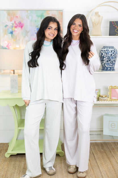 Sassy Stripe Lounge Set-Matching Set-Things Between-The Village Shoppe, Women’s Fashion Boutique, Shop Online and In Store - Located in Muscle Shoals, AL.