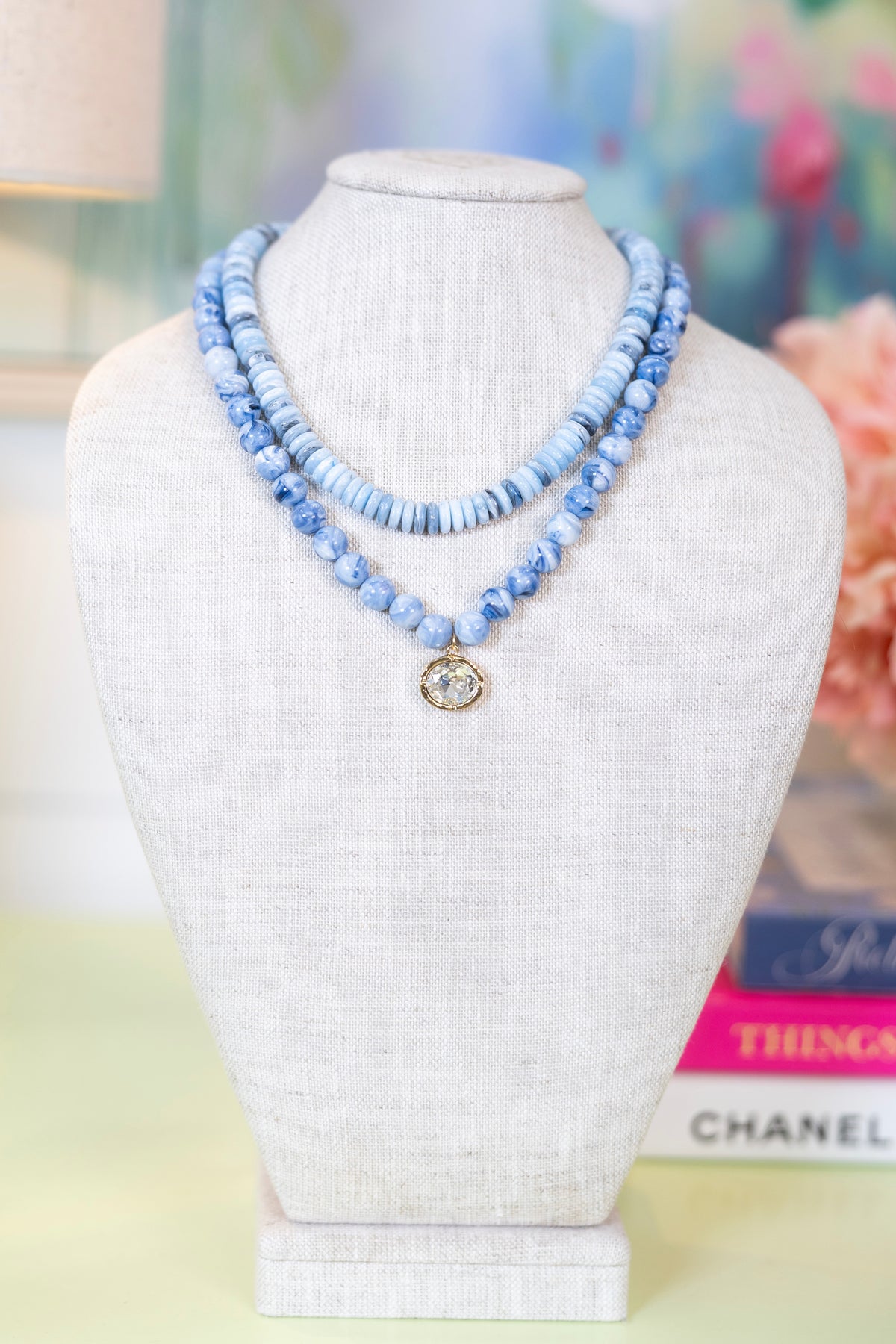 Diamond in the Sky Beaded Necklace-Necklaces-Golden Stella-The Village Shoppe, Women’s Fashion Boutique, Shop Online and In Store - Located in Muscle Shoals, AL.
