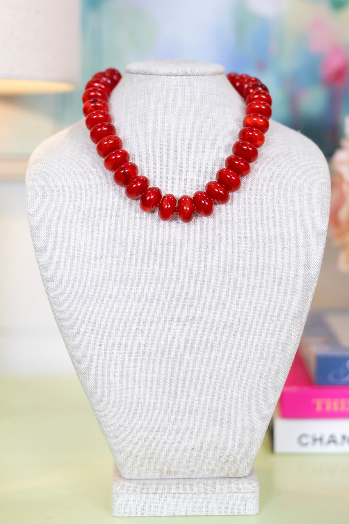 Sea Glass Beaded Necklace-Necklaces-Hart Designs-The Village Shoppe, Women’s Fashion Boutique, Shop Online and In Store - Located in Muscle Shoals, AL.