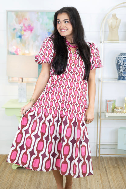 Take Notice Midi Dress