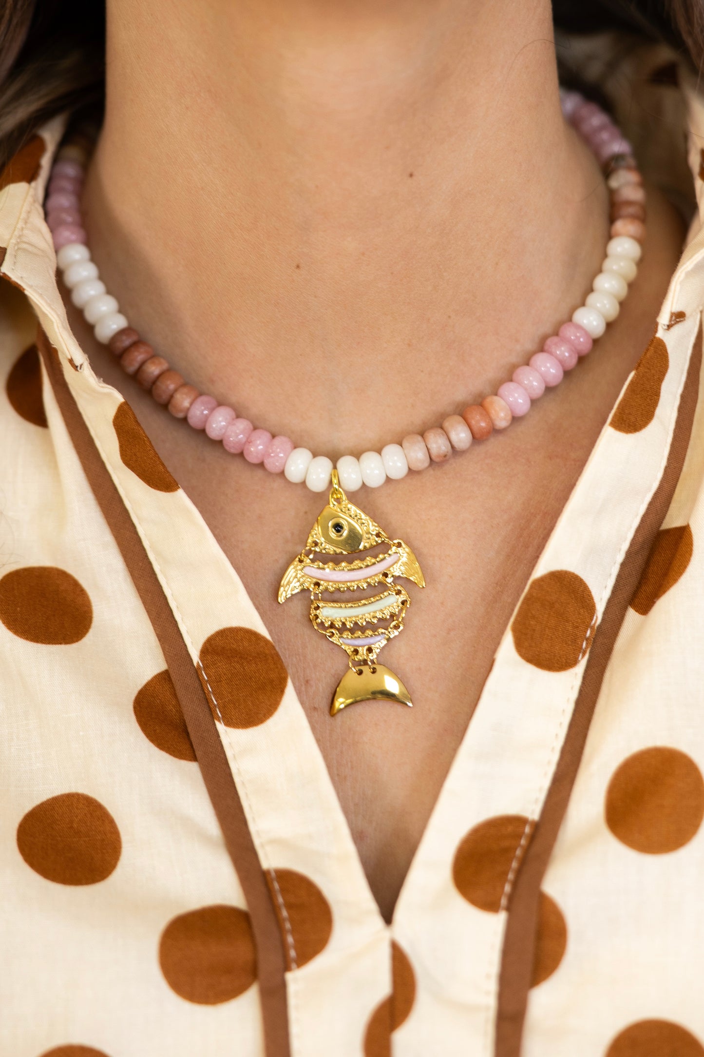 Go Fish Beaded Necklace | Hart Designs-Necklaces-Hart Designs-The Village Shoppe, Women’s Fashion Boutique, Shop Online and In Store - Located in Muscle Shoals, AL.
