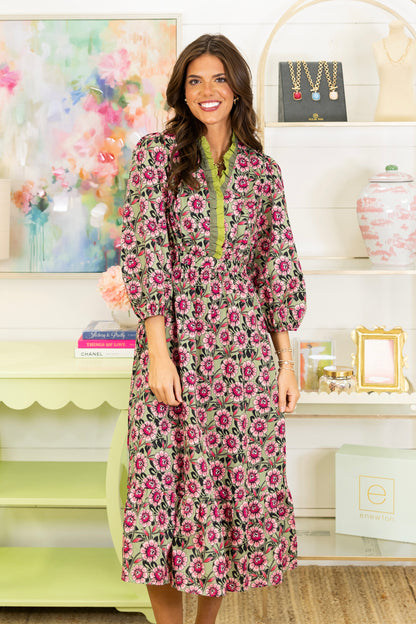 The Jude Midi Dress-Midi Dress-Umgee-The Village Shoppe, Women’s Fashion Boutique, Shop Online and In Store - Located in Muscle Shoals, AL.