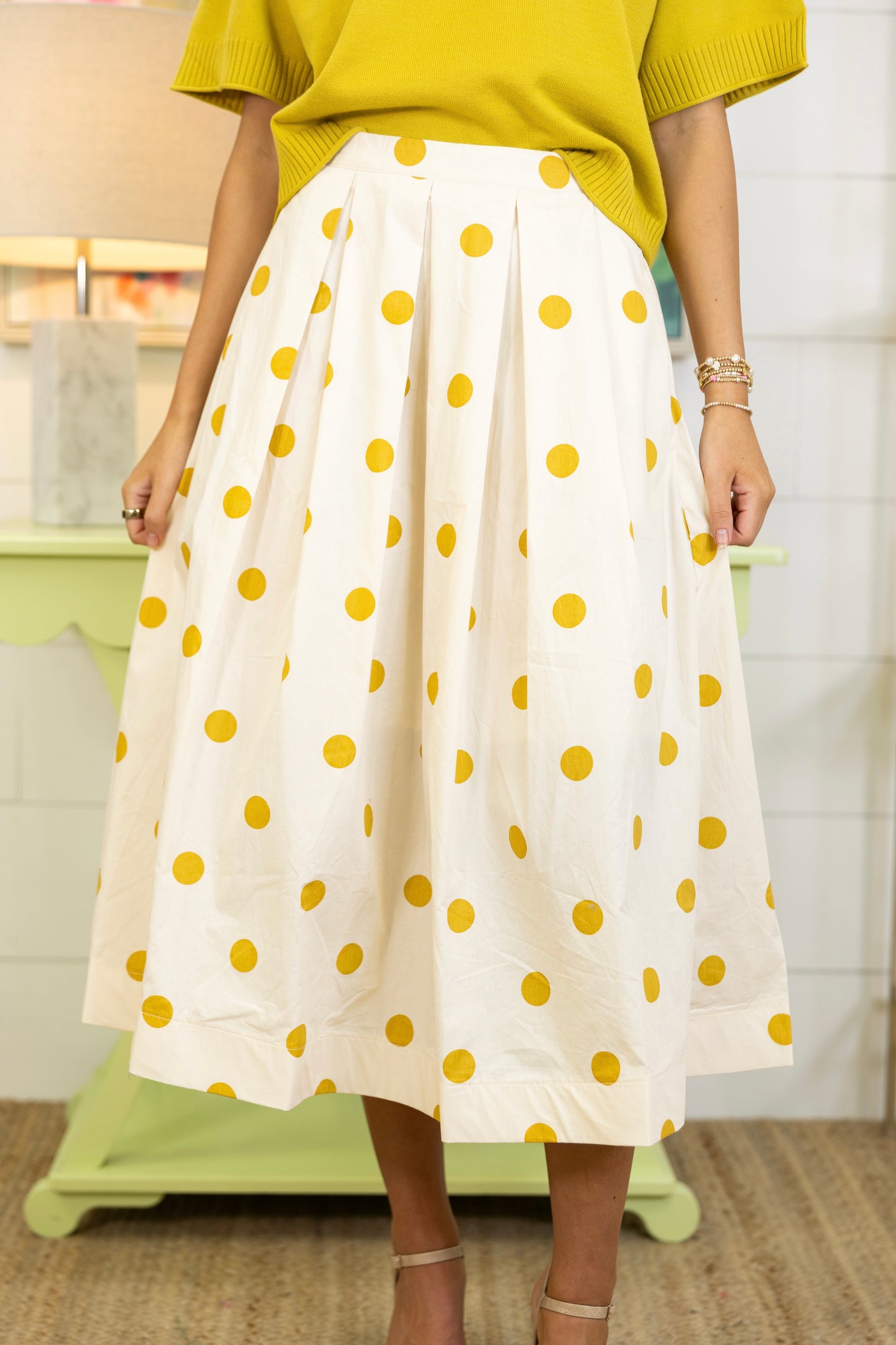 Lemon Drop Midi Skirt-Skirts-Glam-The Village Shoppe, Women’s Fashion Boutique, Shop Online and In Store - Located in Muscle Shoals, AL.