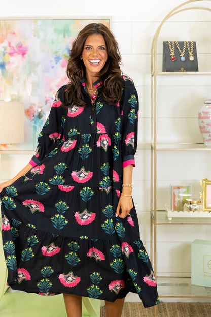 The Isabelle Midi Dress-Midi Dress-Umgee-The Village Shoppe, Women’s Fashion Boutique, Shop Online and In Store - Located in Muscle Shoals, AL.