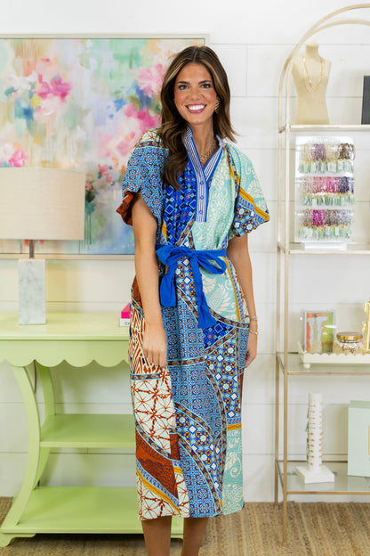 The Estelle Midi Dress-Midi Dress-Umgee-The Village Shoppe, Women’s Fashion Boutique, Shop Online and In Store - Located in Muscle Shoals, AL.