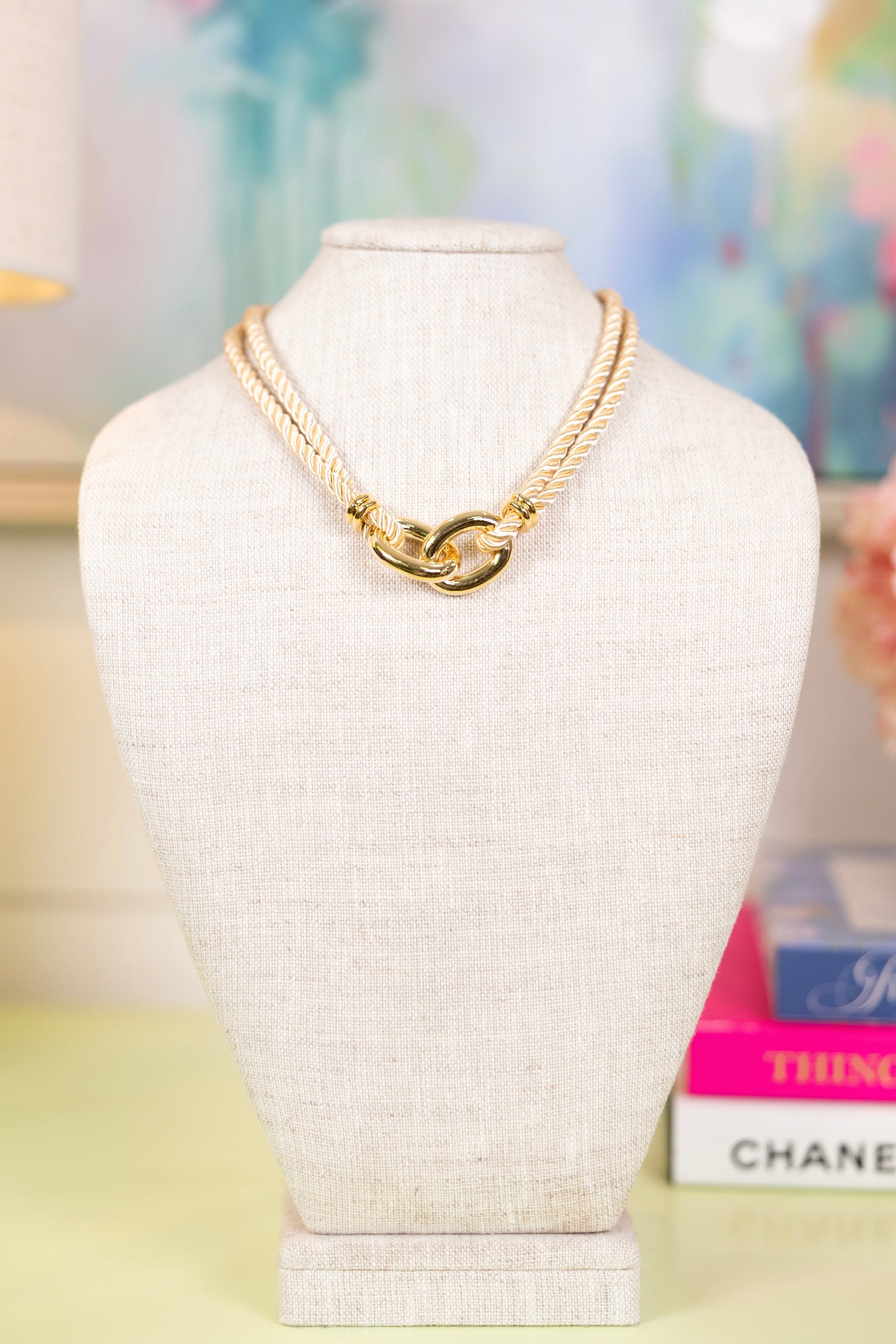 Loves Me Knot Necklace-Necklaces-Golden Stella-The Village Shoppe, Women’s Fashion Boutique, Shop Online and In Store - Located in Muscle Shoals, AL.