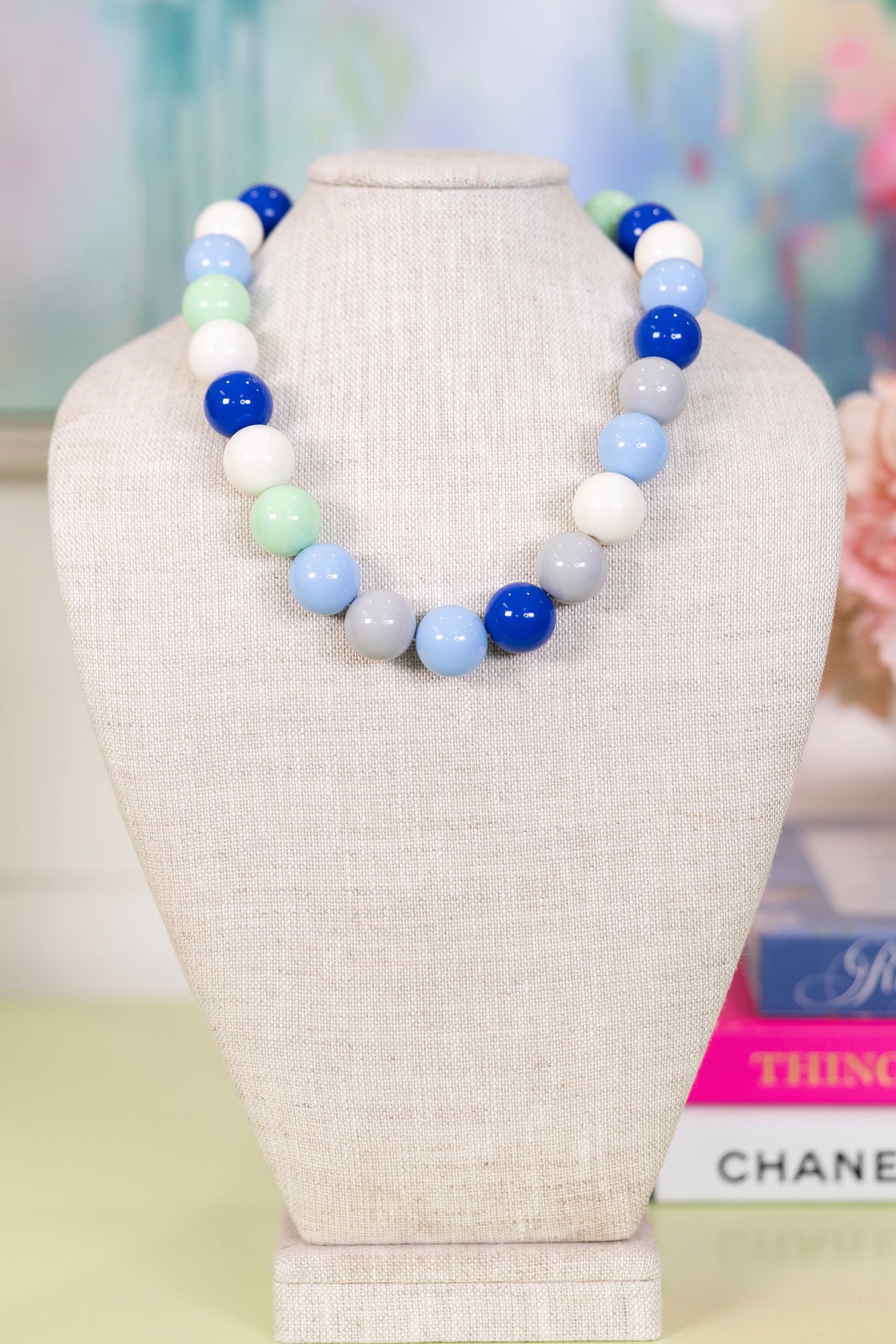 Social Hour Beaded Necklace-Necklaces-Hart Designs-The Village Shoppe, Women’s Fashion Boutique, Shop Online and In Store - Located in Muscle Shoals, AL.