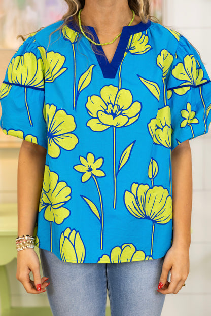 The Lowen Blouse-Short Sleeves-Umgee-The Village Shoppe, Women’s Fashion Boutique, Shop Online and In Store - Located in Muscle Shoals, AL.