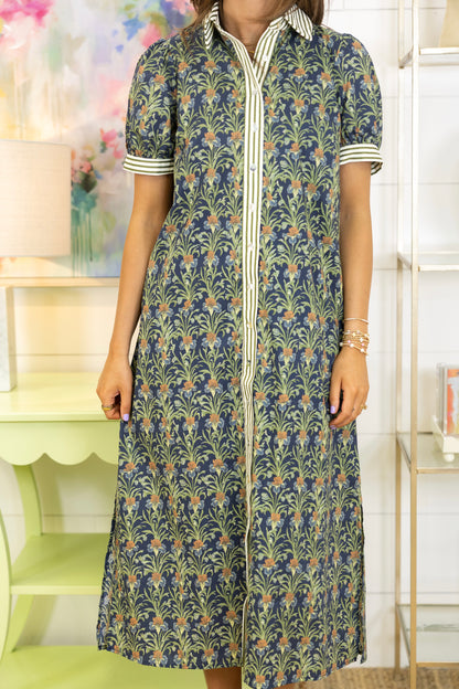 Willow Grove Midi Dress-Midi Dress-Entro-The Village Shoppe, Women’s Fashion Boutique, Shop Online and In Store - Located in Muscle Shoals, AL.