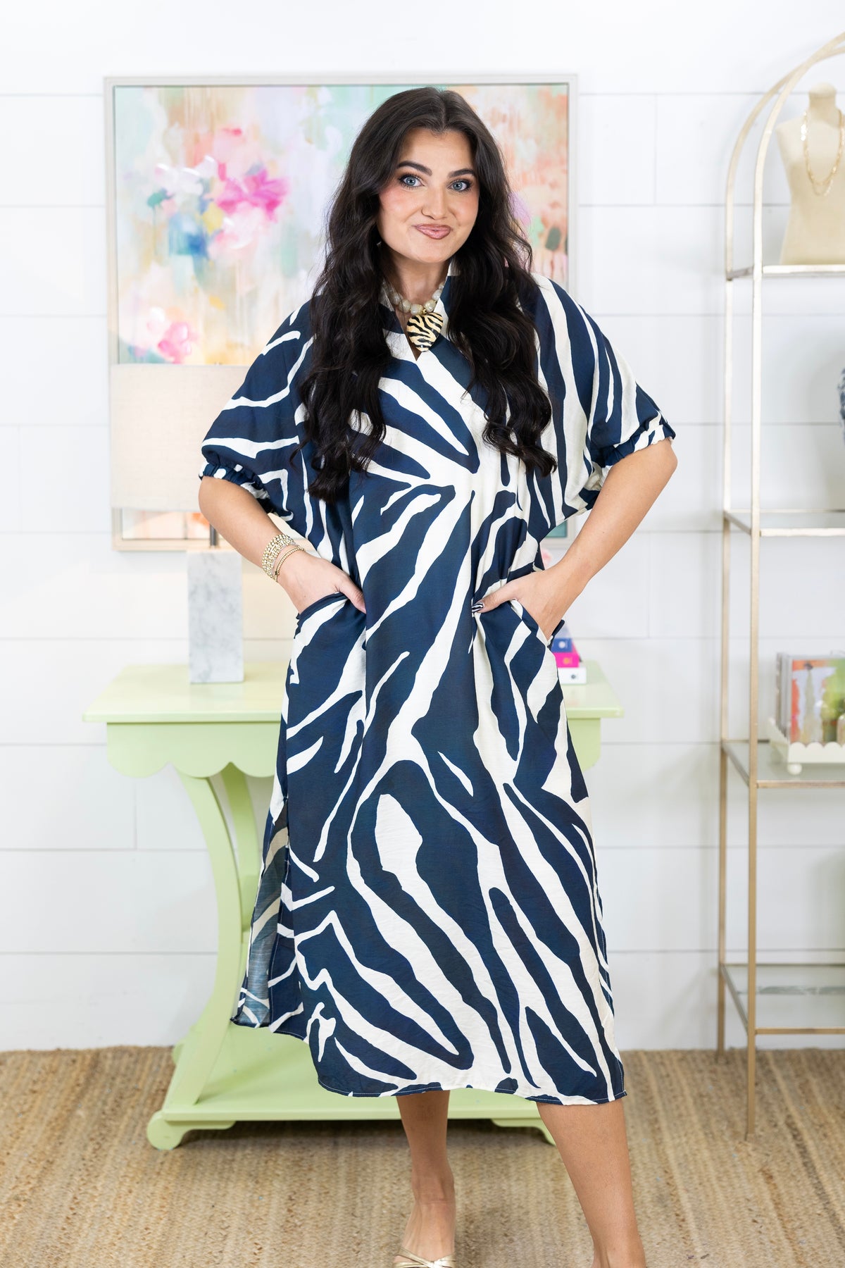 Call of the Wild Midi Dress-Midi Dress-Entro-The Village Shoppe, Women’s Fashion Boutique, Shop Online and In Store - Located in Muscle Shoals, AL.