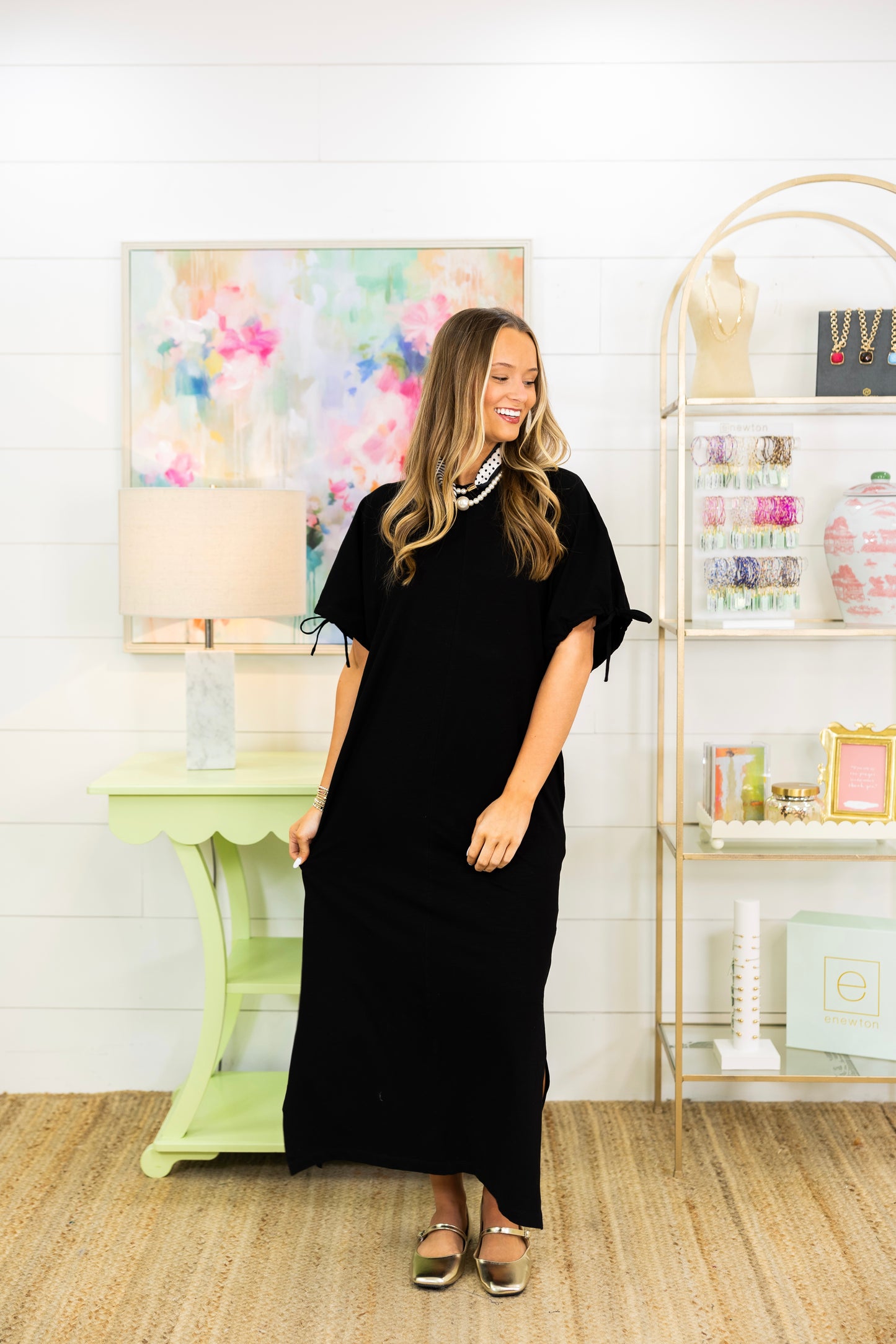 Wear Anywhere Midi Dress-Midi Dress-Entro-The Village Shoppe, Women’s Fashion Boutique, Shop Online and In Store - Located in Muscle Shoals, AL.