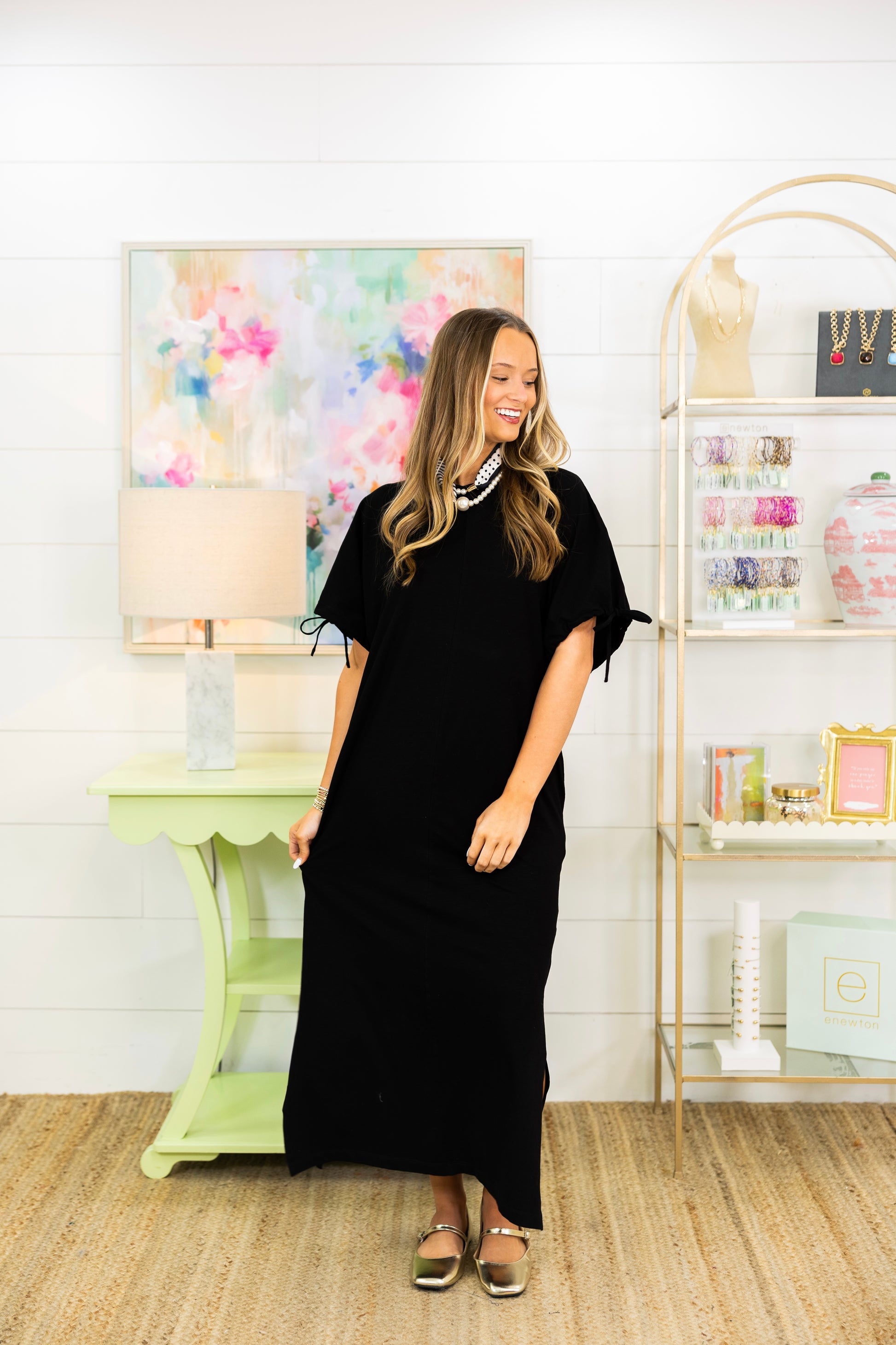 Wear Anywhere Midi Dress-Midi Dress-Entro-The Village Shoppe, Women’s Fashion Boutique, Shop Online and In Store - Located in Muscle Shoals, AL.