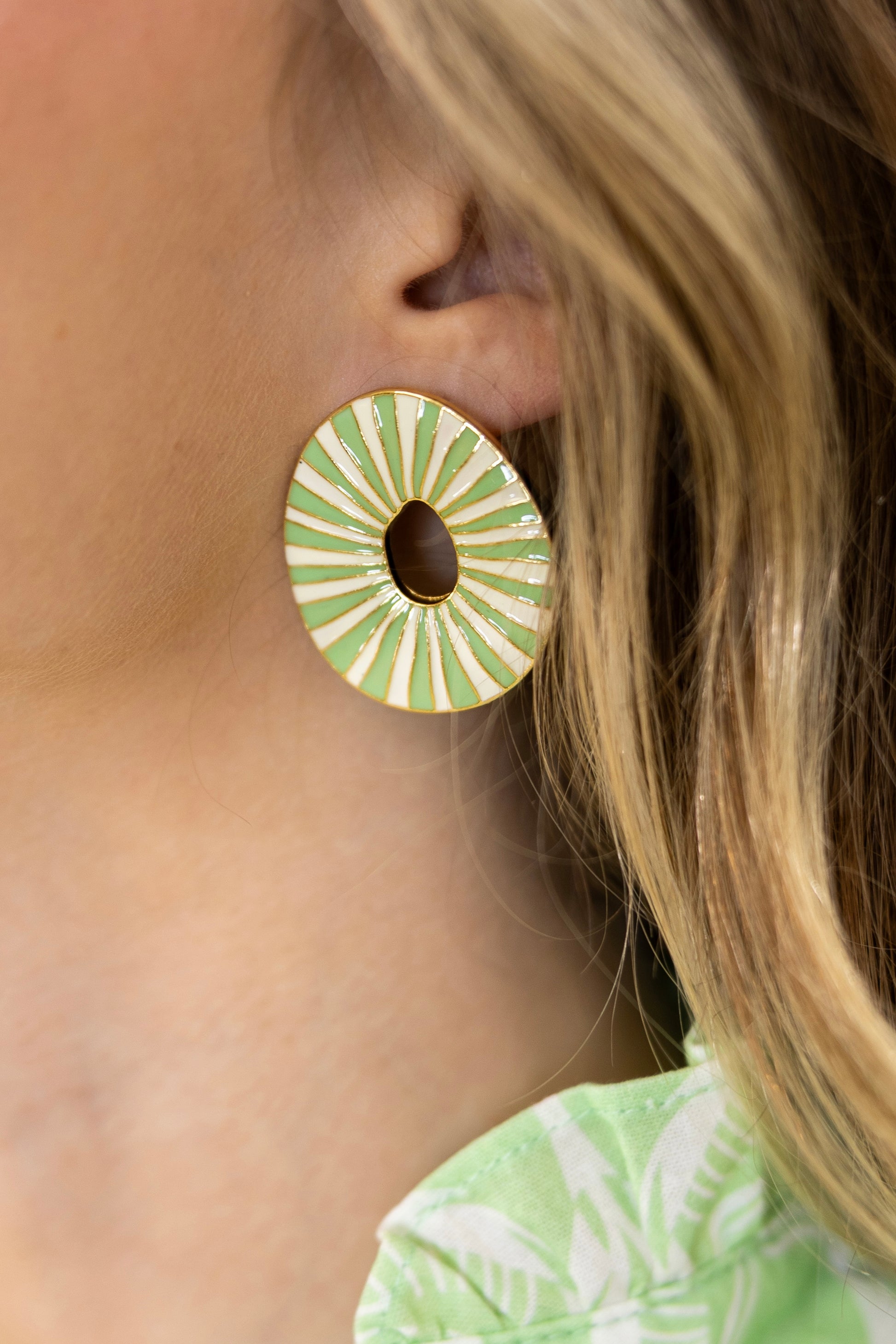 Resort Stripe Earrings | Hart Designs-Earrings-Hart Designs-The Village Shoppe, Women’s Fashion Boutique, Shop Online and In Store - Located in Muscle Shoals, AL.