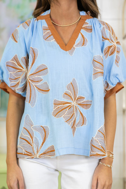 Thread Lightly Blouse-Short Sleeves-Umgee-The Village Shoppe, Women’s Fashion Boutique, Shop Online and In Store - Located in Muscle Shoals, AL.