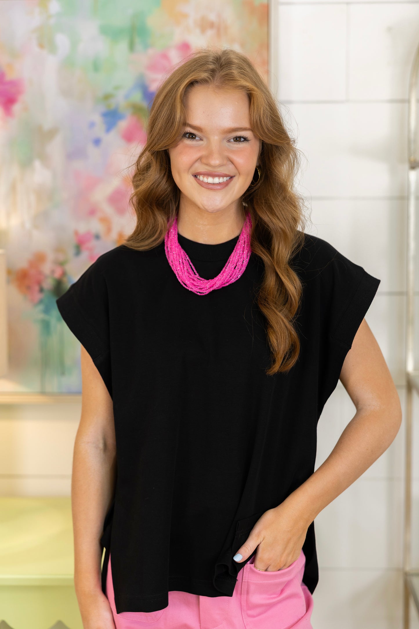 Better Basic Tee-Short Sleeves-Glam-The Village Shoppe, Women’s Fashion Boutique, Shop Online and In Store - Located in Muscle Shoals, AL.