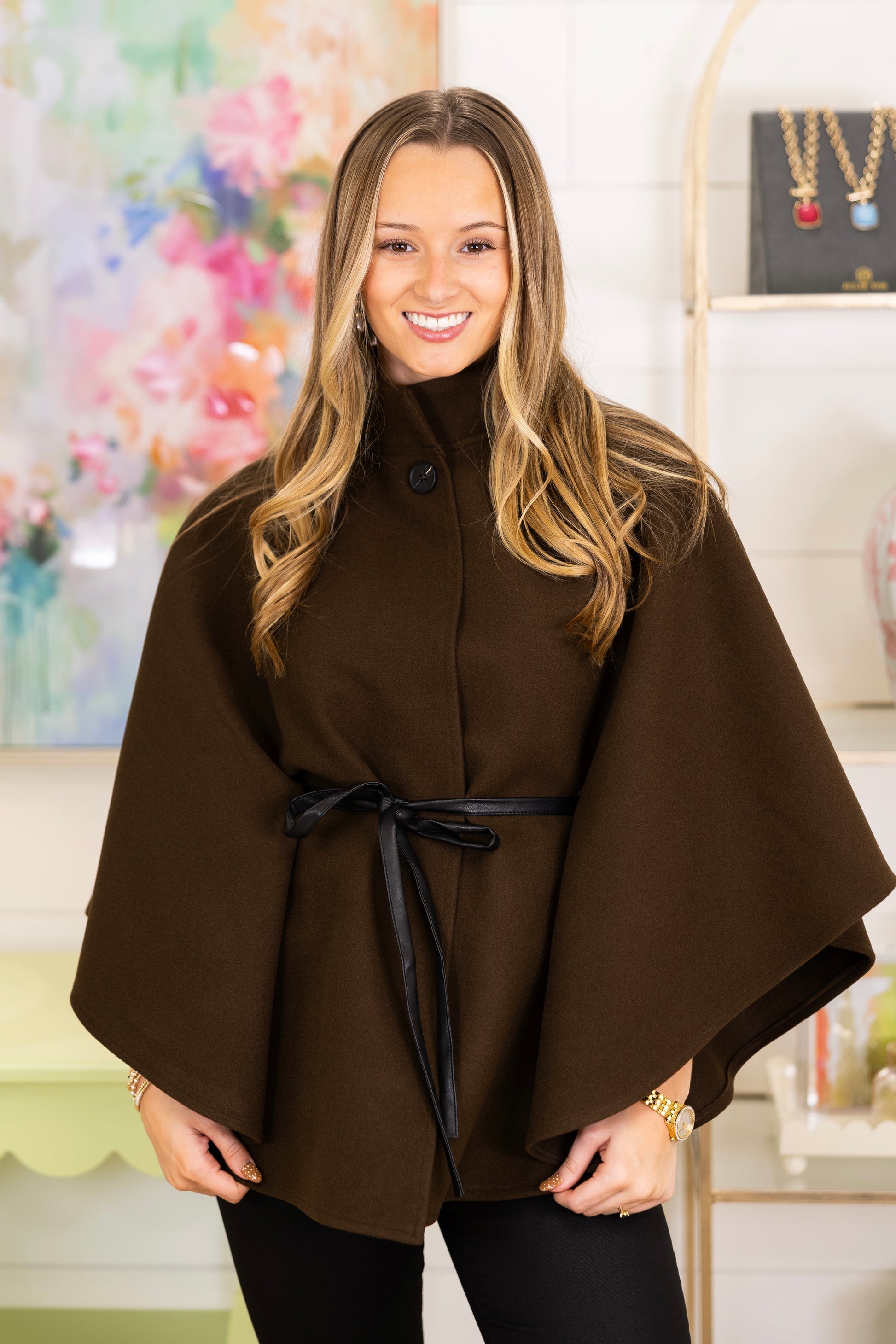 The Wray Cape Poncho-Poncho-Original USA-The Village Shoppe, Women’s Fashion Boutique, Shop Online and In Store - Located in Muscle Shoals, AL.