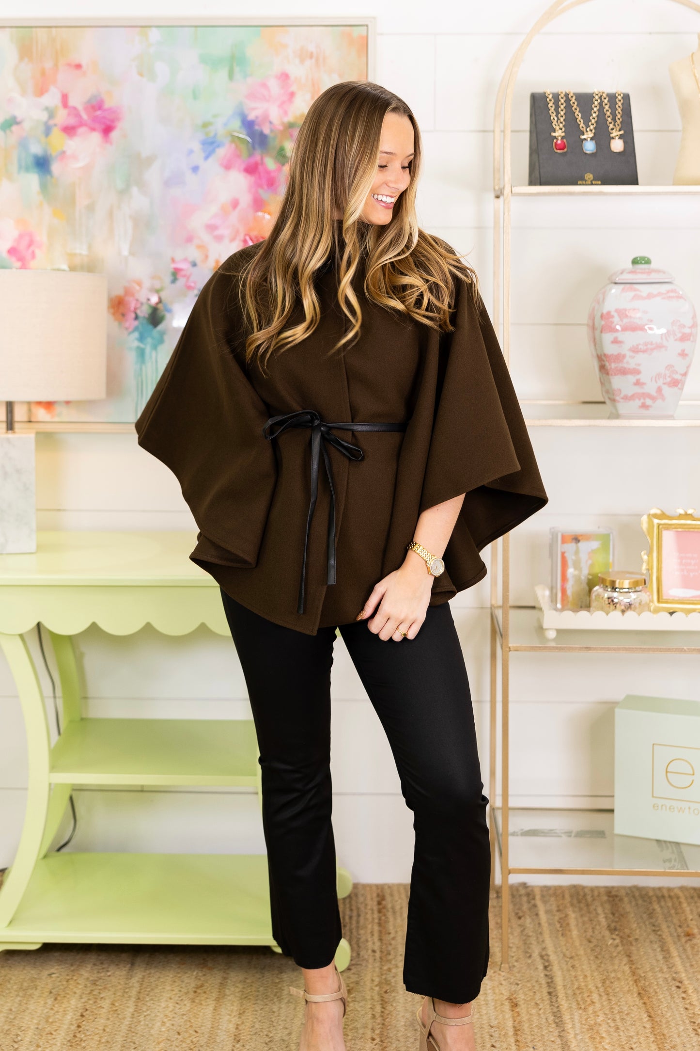 The Wray Cape Poncho-Poncho-Original USA-The Village Shoppe, Women’s Fashion Boutique, Shop Online and In Store - Located in Muscle Shoals, AL.