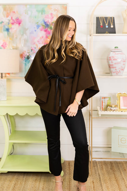 The Wray Cape Poncho-Poncho-Original USA-The Village Shoppe, Women’s Fashion Boutique, Shop Online and In Store - Located in Muscle Shoals, AL.