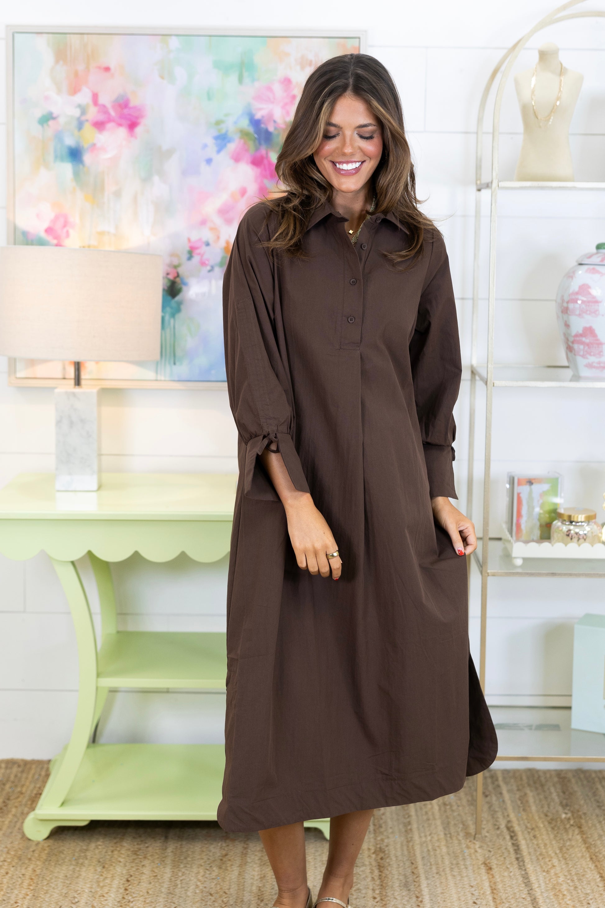 The Braxton Midi Dress-Midi Dress-Umgee-The Village Shoppe, Women’s Fashion Boutique, Shop Online and In Store - Located in Muscle Shoals, AL.
