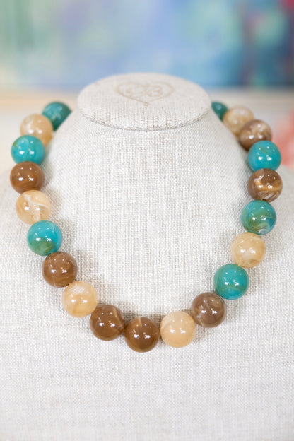 Sweet Tart Beaded Necklace-Necklaces-Hart Designs-The Village Shoppe, Women’s Fashion Boutique, Shop Online and In Store - Located in Muscle Shoals, AL.