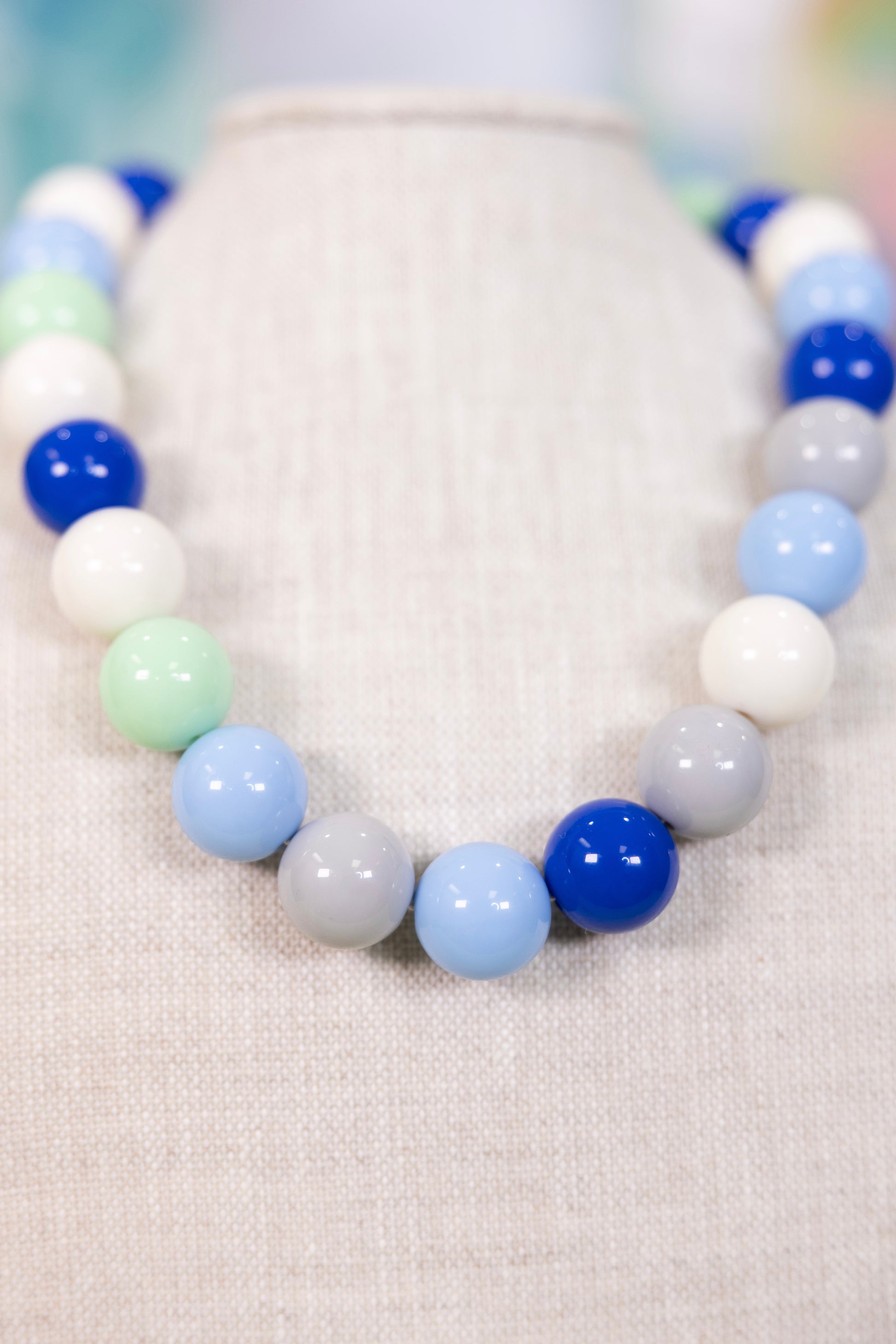 Social Hour Beaded Necklace-Necklaces-Hart Designs-The Village Shoppe, Women’s Fashion Boutique, Shop Online and In Store - Located in Muscle Shoals, AL.