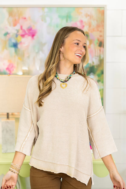 The Saylor Sweater-Sweaters-Easel-The Village Shoppe, Women’s Fashion Boutique, Shop Online and In Store - Located in Muscle Shoals, AL.