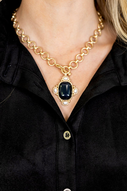 All That Glimmers Necklace-Necklaces-Golden Stella-The Village Shoppe, Women’s Fashion Boutique, Shop Online and In Store - Located in Muscle Shoals, AL.