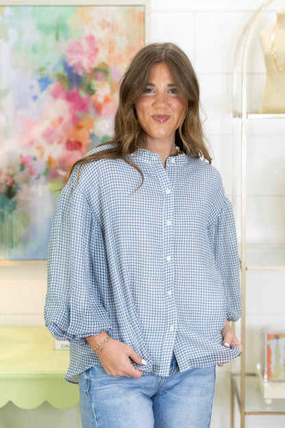 The Georgie Gingham Blouse