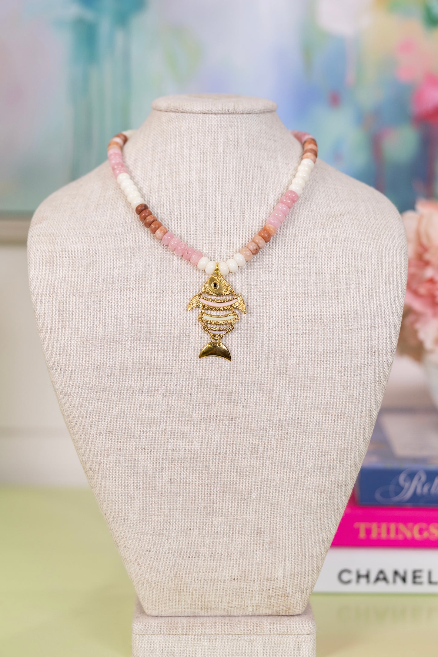 Go Fish Beaded Necklace | Hart Designs-Necklaces-Hart Designs-The Village Shoppe, Women’s Fashion Boutique, Shop Online and In Store - Located in Muscle Shoals, AL.