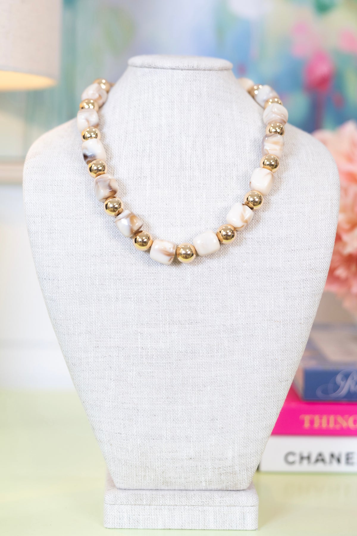 Sugar and Spice Beaded Necklace-Necklaces-Golden Stella-The Village Shoppe, Women’s Fashion Boutique, Shop Online and In Store - Located in Muscle Shoals, AL.
