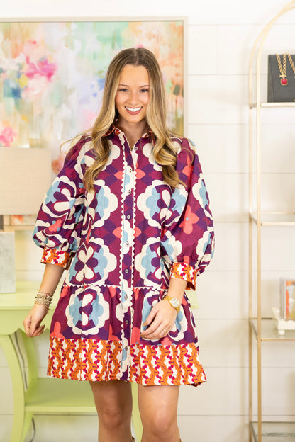 The Copeland Dress-Mini Dress-Entro-The Village Shoppe, Women’s Fashion Boutique, Shop Online and In Store - Located in Muscle Shoals, AL.