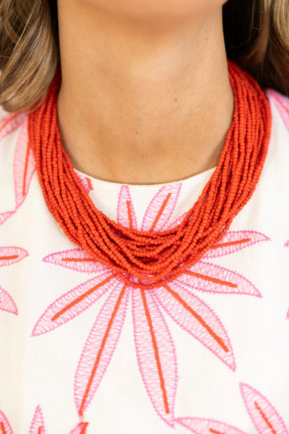 Poolside Layered Necklace-Necklaces-Hart Designs-The Village Shoppe, Women’s Fashion Boutique, Shop Online and In Store - Located in Muscle Shoals, AL.