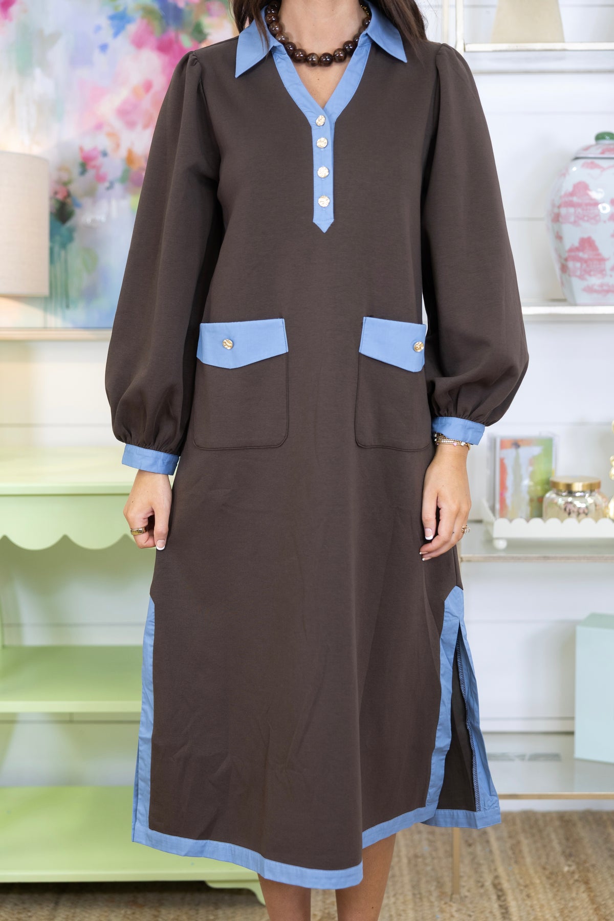 The Whitlock Midi Dress-Midi Dress-Jodifl-The Village Shoppe, Women’s Fashion Boutique, Shop Online and In Store - Located in Muscle Shoals, AL.