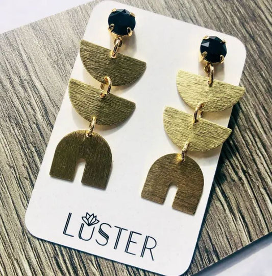 Gold Rush Earrings-Earrings-Luster-The Village Shoppe, Women’s Fashion Boutique, Shop Online and In Store - Located in Muscle Shoals, AL.