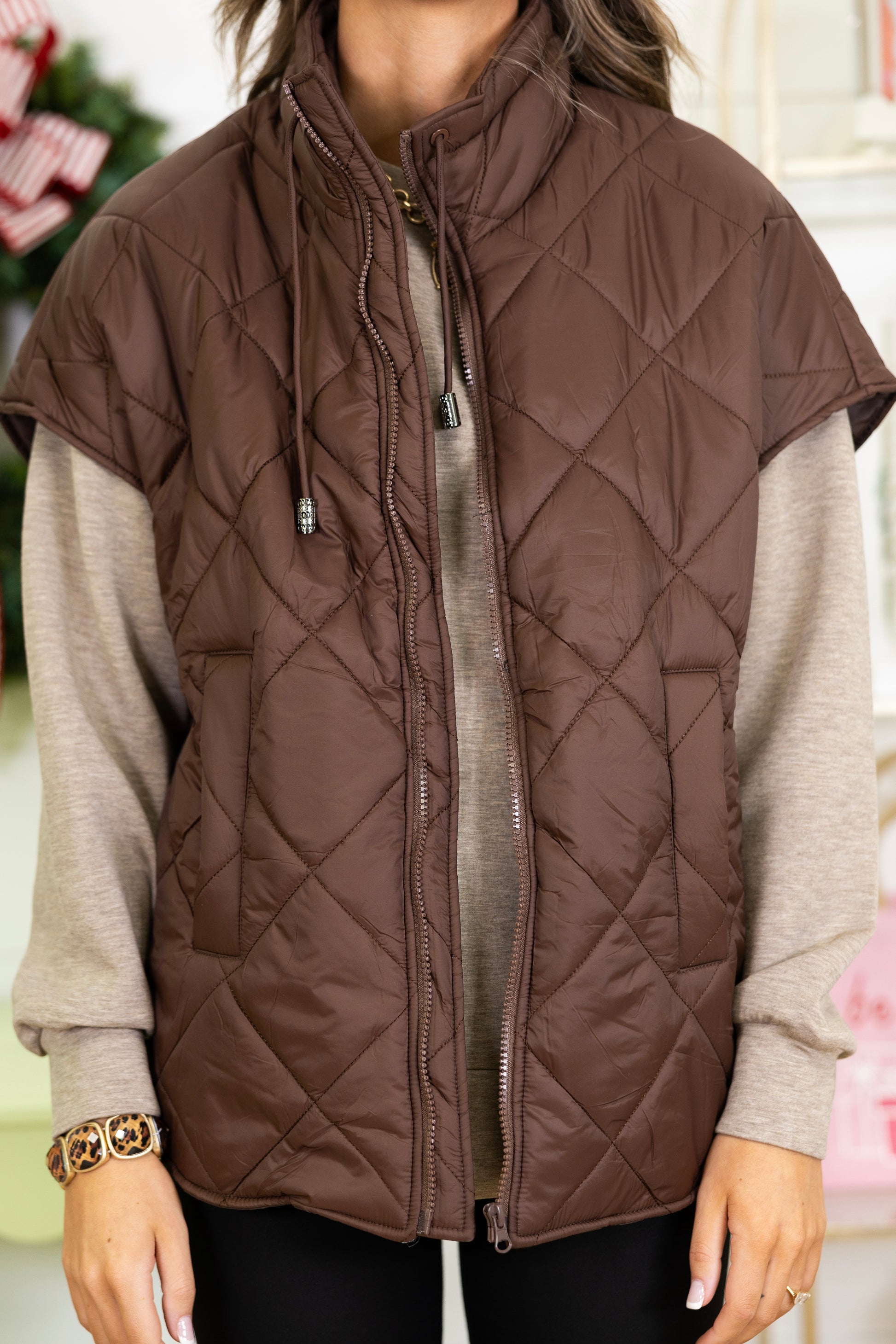 The Penelope Puffer Vest-Vest-Original USA-The Village Shoppe, Women’s Fashion Boutique, Shop Online and In Store - Located in Muscle Shoals, AL.