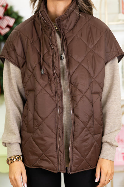 The Penelope Puffer Vest-Vest-Original USA-The Village Shoppe, Women’s Fashion Boutique, Shop Online and In Store - Located in Muscle Shoals, AL.