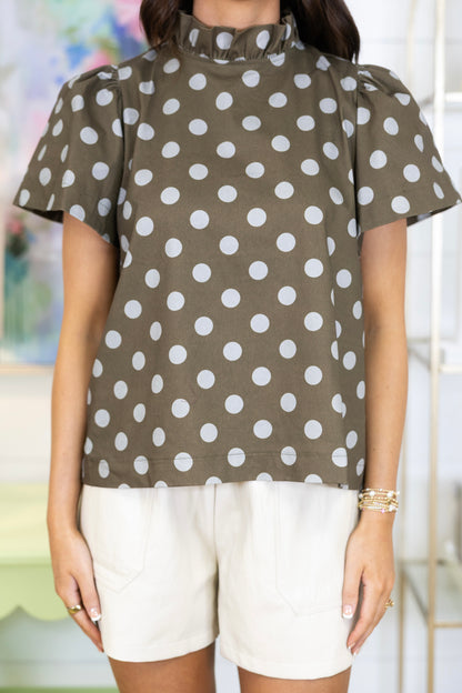 The Clara Top-Short Sleeves-Glam-The Village Shoppe, Women’s Fashion Boutique, Shop Online and In Store - Located in Muscle Shoals, AL.