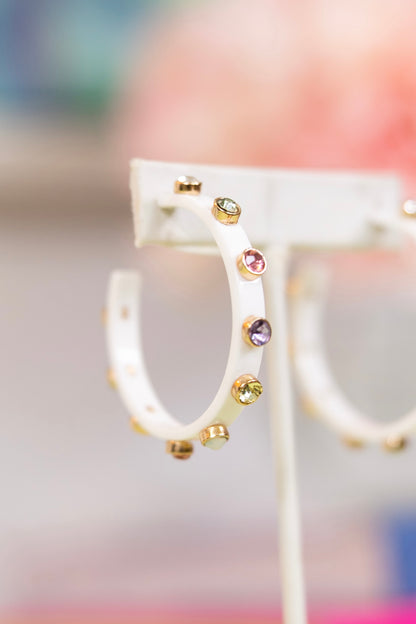 Make it Shine Hoops-Earrings-Golden Stella-The Village Shoppe, Women’s Fashion Boutique, Shop Online and In Store - Located in Muscle Shoals, AL.