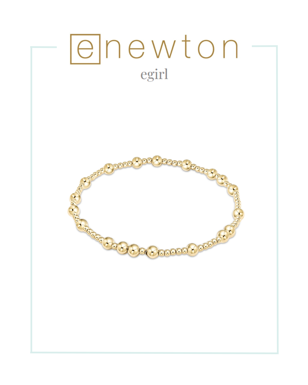 E Newton | EGirl | Hope Unwritten 4mm Bead Bracelet - Gold-Bracelets-ENEWTON-The Village Shoppe, Women’s Fashion Boutique, Shop Online and In Store - Located in Muscle Shoals, AL.