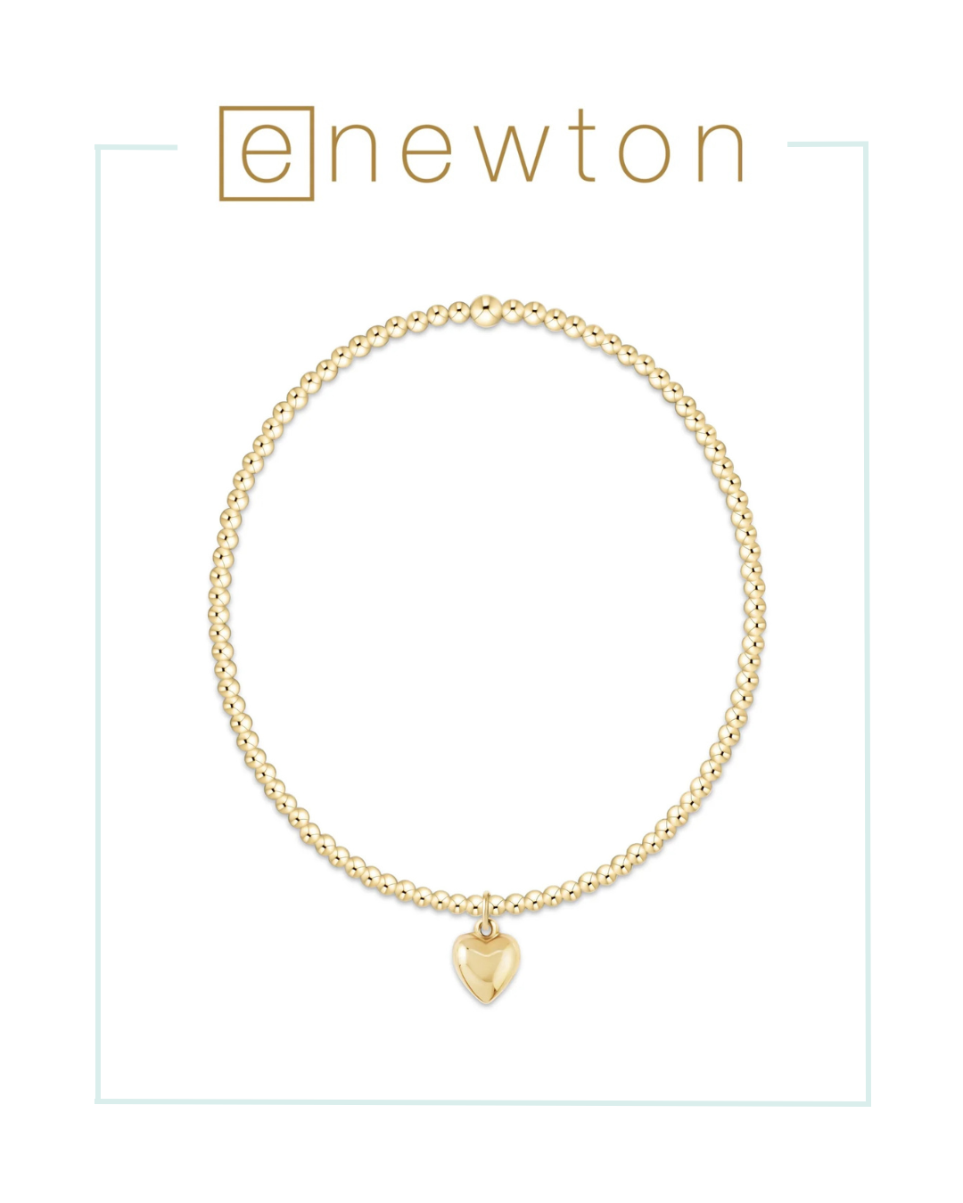Enewton Classic Gold 2mm Bracelet - Love Plush Small Gold Charm-Bracelets-ENEWTON-The Village Shoppe, Women’s Fashion Boutique, Shop Online and In Store - Located in Muscle Shoals, AL.