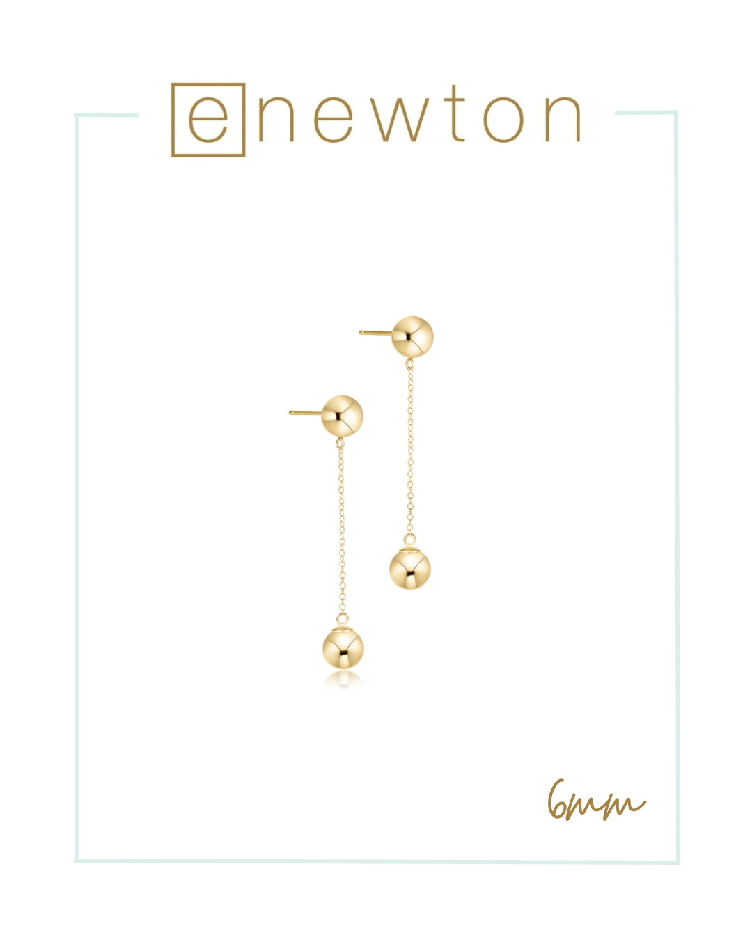 Enewton Simplicity Chain Gold Drop - Gold-Earrings-ENEWTON-The Village Shoppe, Women’s Fashion Boutique, Shop Online and In Store - Located in Muscle Shoals, AL.