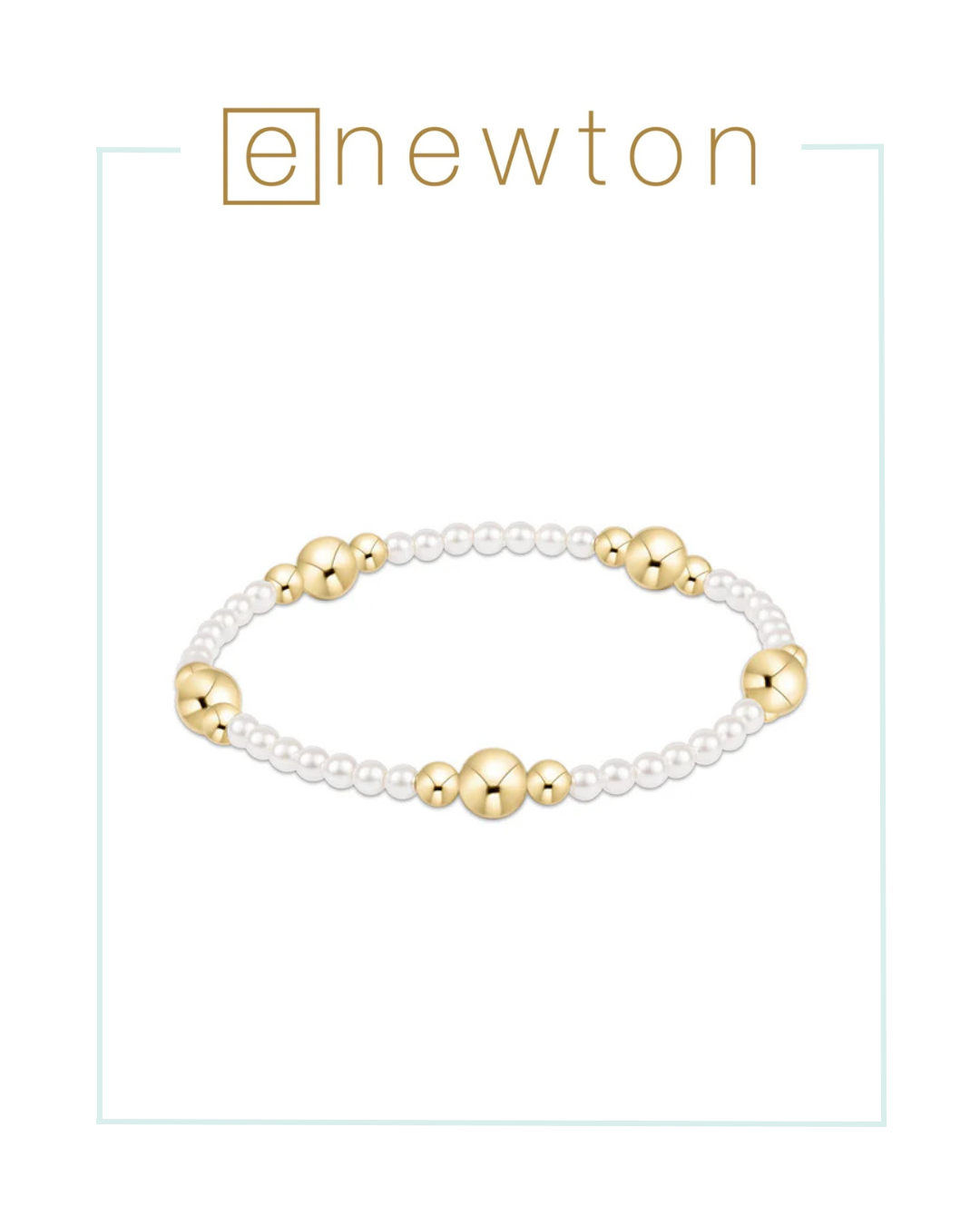 Enewton Purpose Gold 6mm Pearl Bracelet-Bracelets-ENEWTON-The Village Shoppe, Women’s Fashion Boutique, Shop Online and In Store - Located in Muscle Shoals, AL.